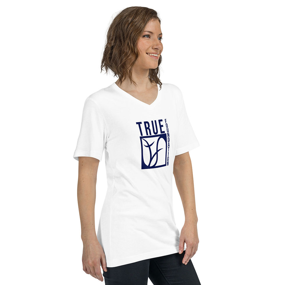 Thumbnail: Unisex Short Sleeve V-Neck T-Shirt