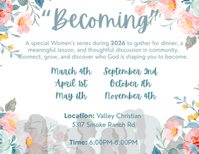 Women's Event Schedule