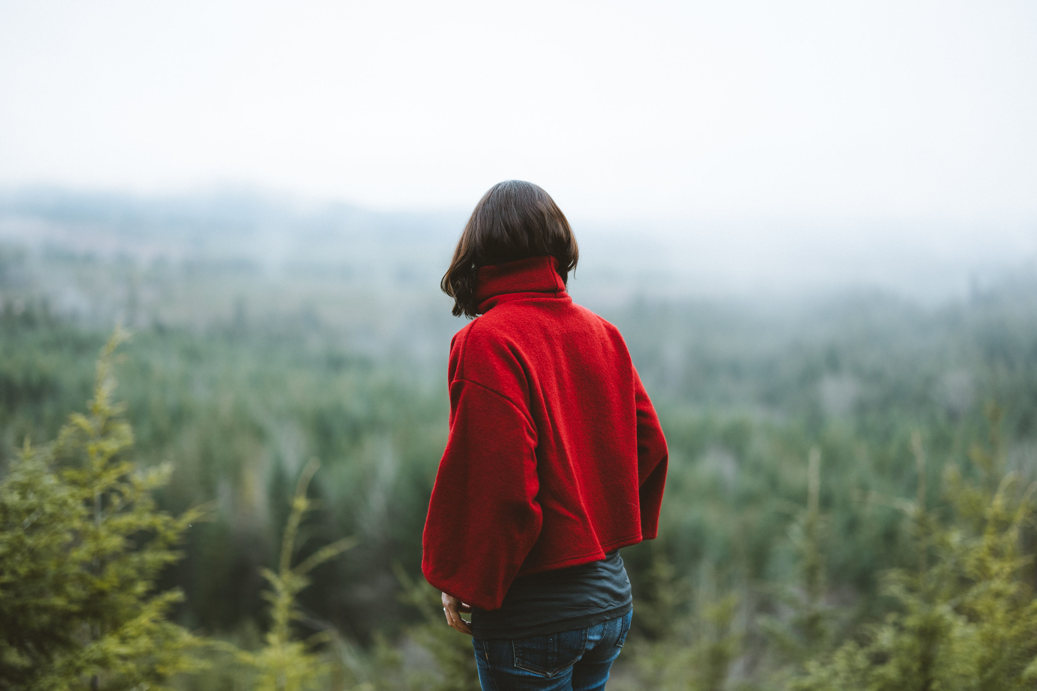 Merino Wool - Rich Tomato Red