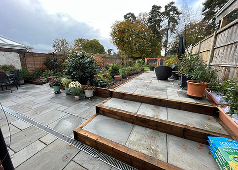 Patio and landscaping in Camberley