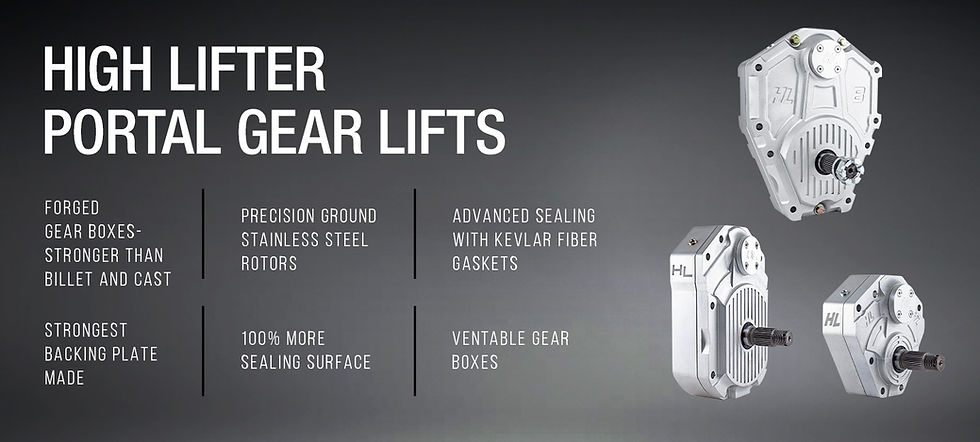 Thumbnail: Portal Gear Lift 4'' RZR PRO (2 and 4 Seater) - 30% Dual Idler