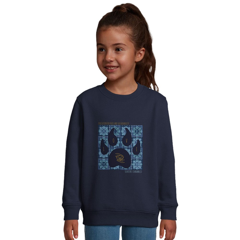 Recycled Blend Kids Sweatshirt | PAW JOHARI