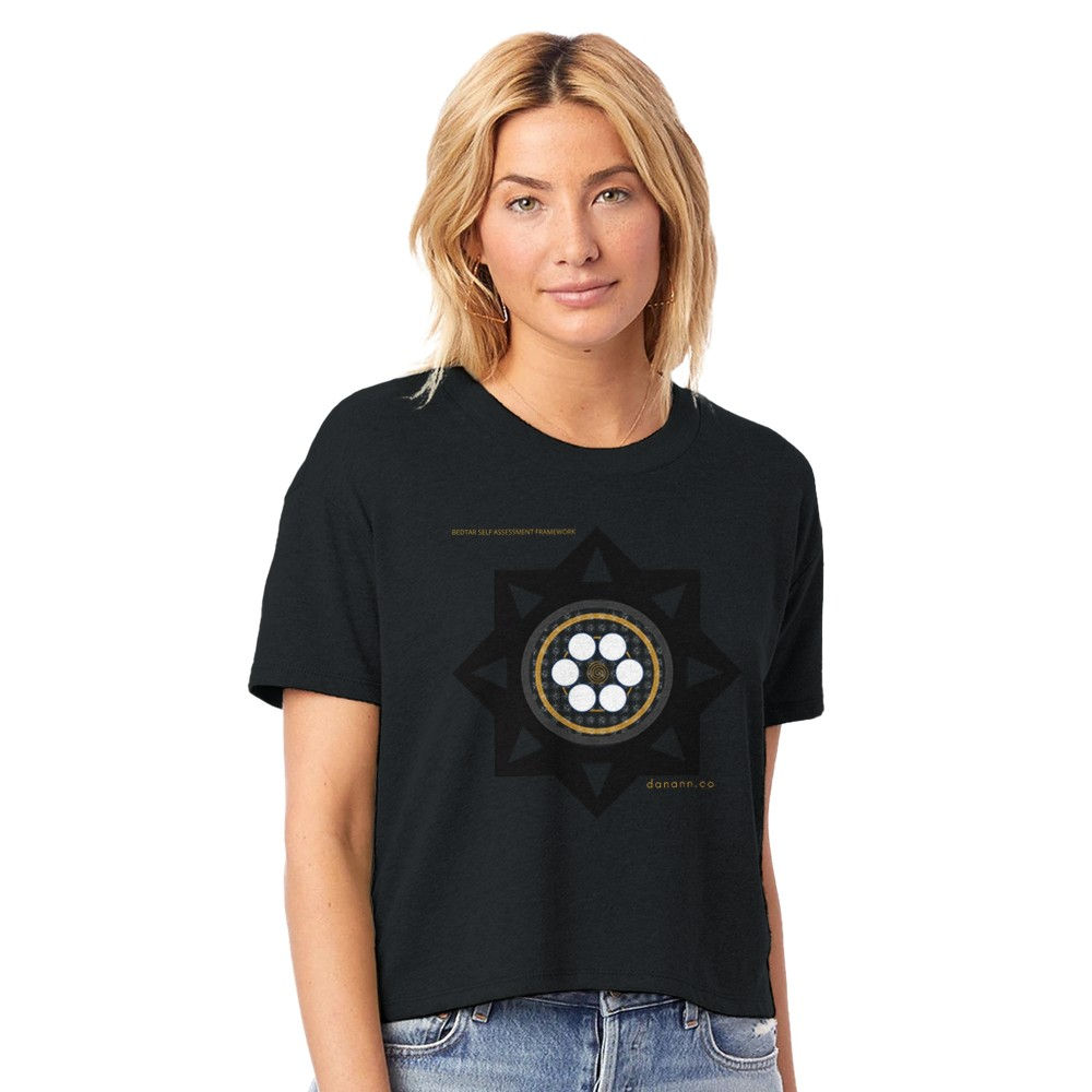 Z| Women's Cropped Crewneck T-Shirt | BEDTAR INSPIRED