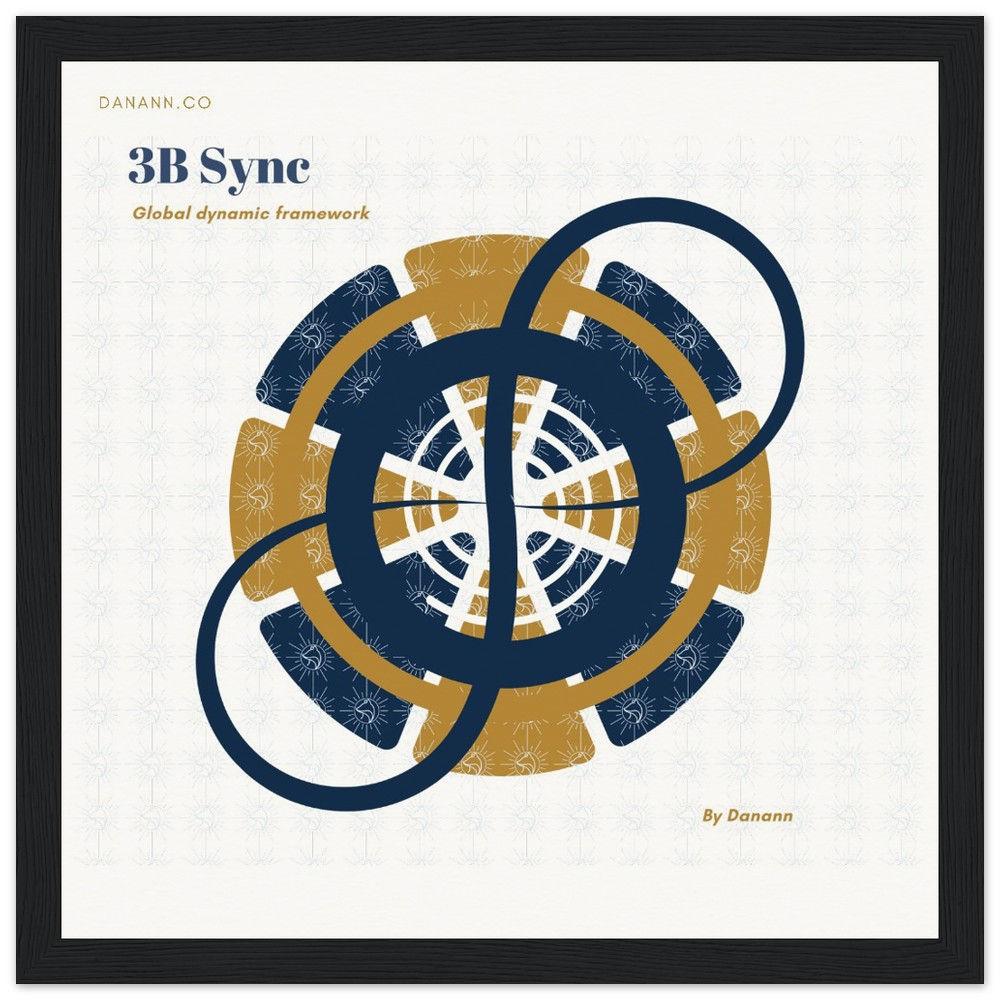 Framework Collection | WSD HQ Wooden Framed Poster 30x30 cm / 12x12″ | 3