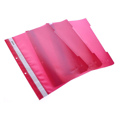 Pembe Plastik Telli Dosya A4 (Leitz L4189T)
