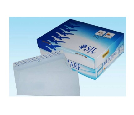 DOĞAN DİPLOMAT SİLİKONLU DÜZ 90GR 10.5X24CM 500 ADET