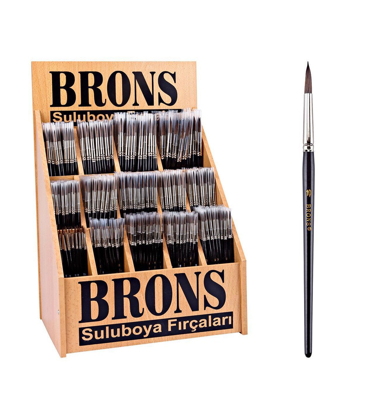 Suluboya Fırçası Brons No:9 (Br-240 145/9)