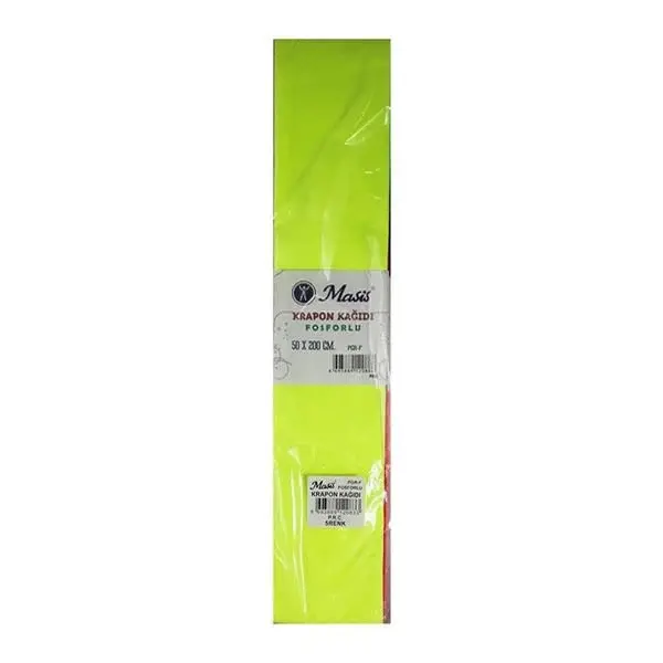 Fosforlu Krapon Kağıdı 50x200 cm 5'li (Masis Pgr-F)