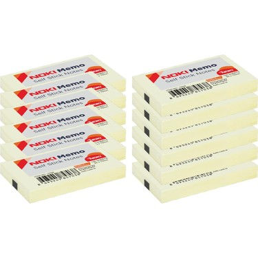 Noki 12006 50X75 Sarı Yapışkan Not Kağıdı (100 Yaprak)