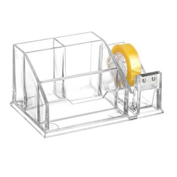 Çok Gözlü Şeffaf Plastik Kalemlik (Bigpoint Bp185 Bantlıklı)