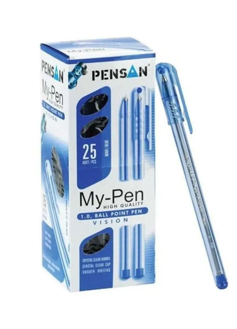 PENSAN MY-TECH TÜKENMEZ KALEM MAVİ 25 Lİ 1MM 2250