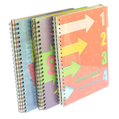 Taksa Extreme Separatörlü Spiralli Defter Pp Kapak Kareli A4 (200 Yp)