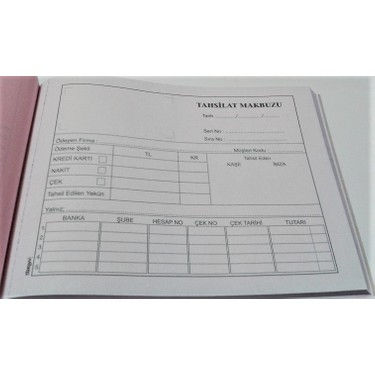 Tahsilat Makbuzu 3 Nusha (Özkan M0536)
