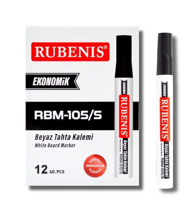 RUBENİS BEYAZ TAHTA KALEMİ SİYAH