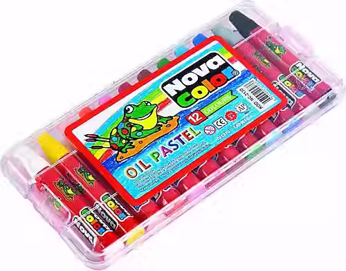 Nova Color Wax 12 Renk Pastel Boya