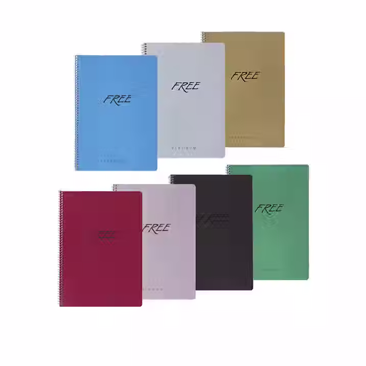 Keskin Color Free Platınum Spiralli Defter Kareli Pp Kapak A4 (120 Yp)