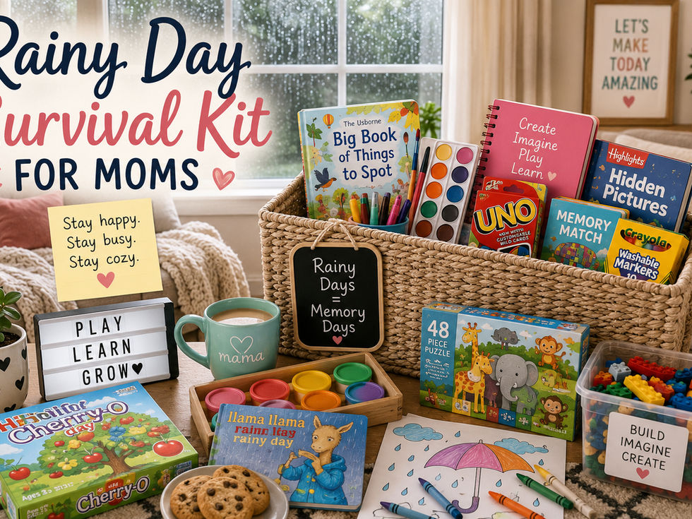 Rainy Day Survival Kit for Moms: What We Keep Ready When Florida Storms Roll In