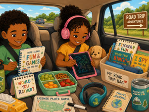 Screen-Free Road Trip Activities That Actually Keep Kids Busy (Mom-Approved Ideas)