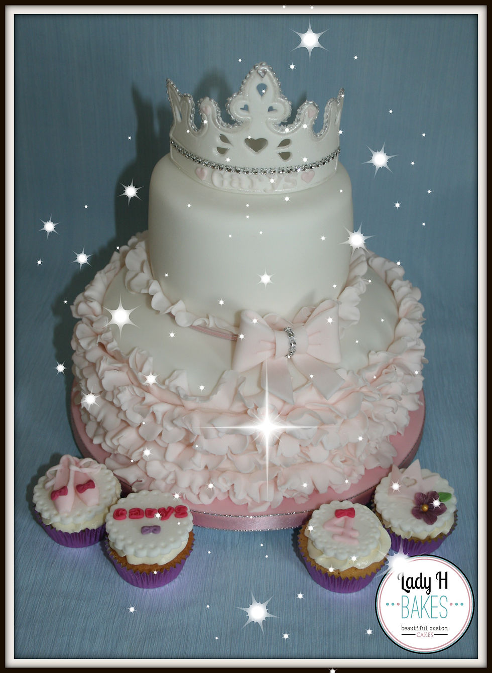Ruffle Princess Cake