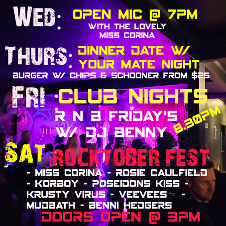 What's On Aug 6th -10th
