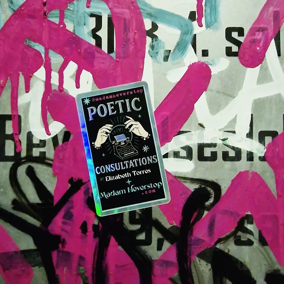 Poetic Consultations with Elizabeth Torres
