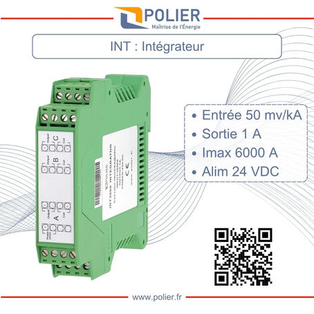 Intégrateur Rogowski triphasé 6000 A – INT6000 – vue 2