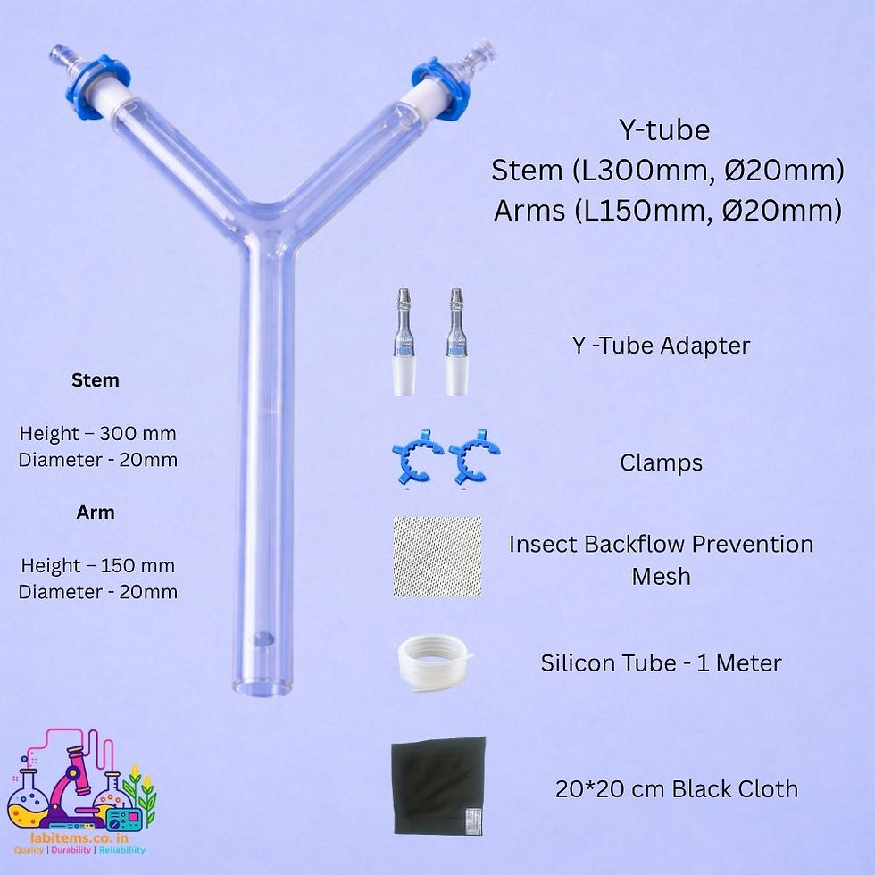 Thumbnail: Y-tube - Stem (L120, Ø30) Arm (L80, Ø30mm)