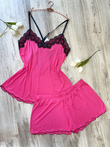 Hot Pink cami set | Ladybug Rio