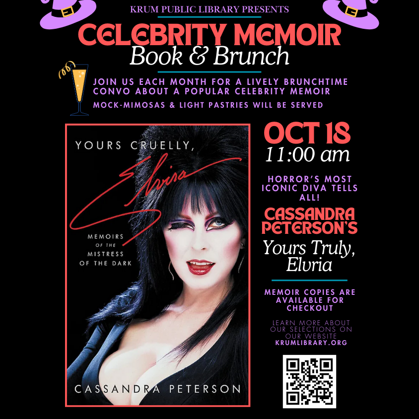 Celebrity Memoir Book & Brunch: Elvira (Cassandra Peterson)