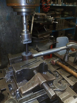 Machining a new spring hangar for 42968.