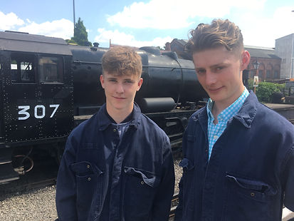 New apprentices Jacob Cox and Barney Hil
