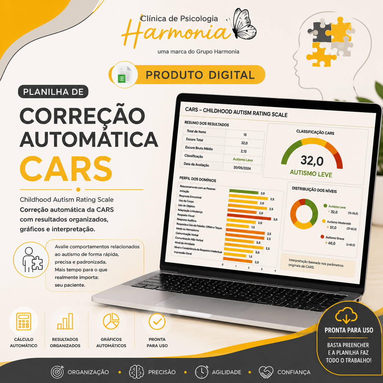 CARS – Planilha de Correção Automática