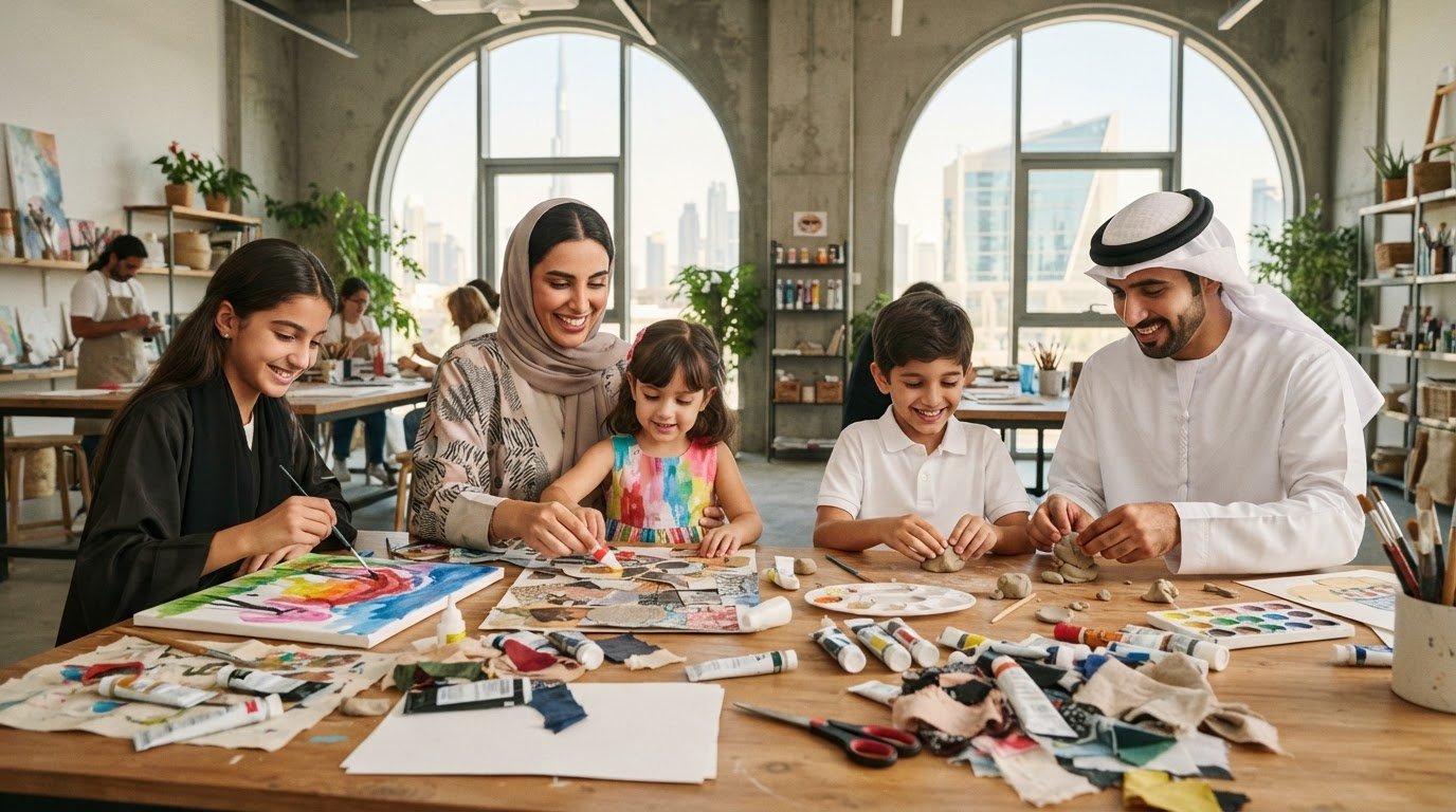 Family Art Workshops in Dubai: Prices, Ages and Materials
