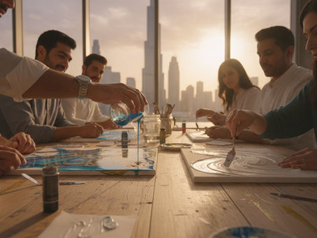 Corporate Painting Workshop Dubai: A 2026 Guide to Creative Team Building
