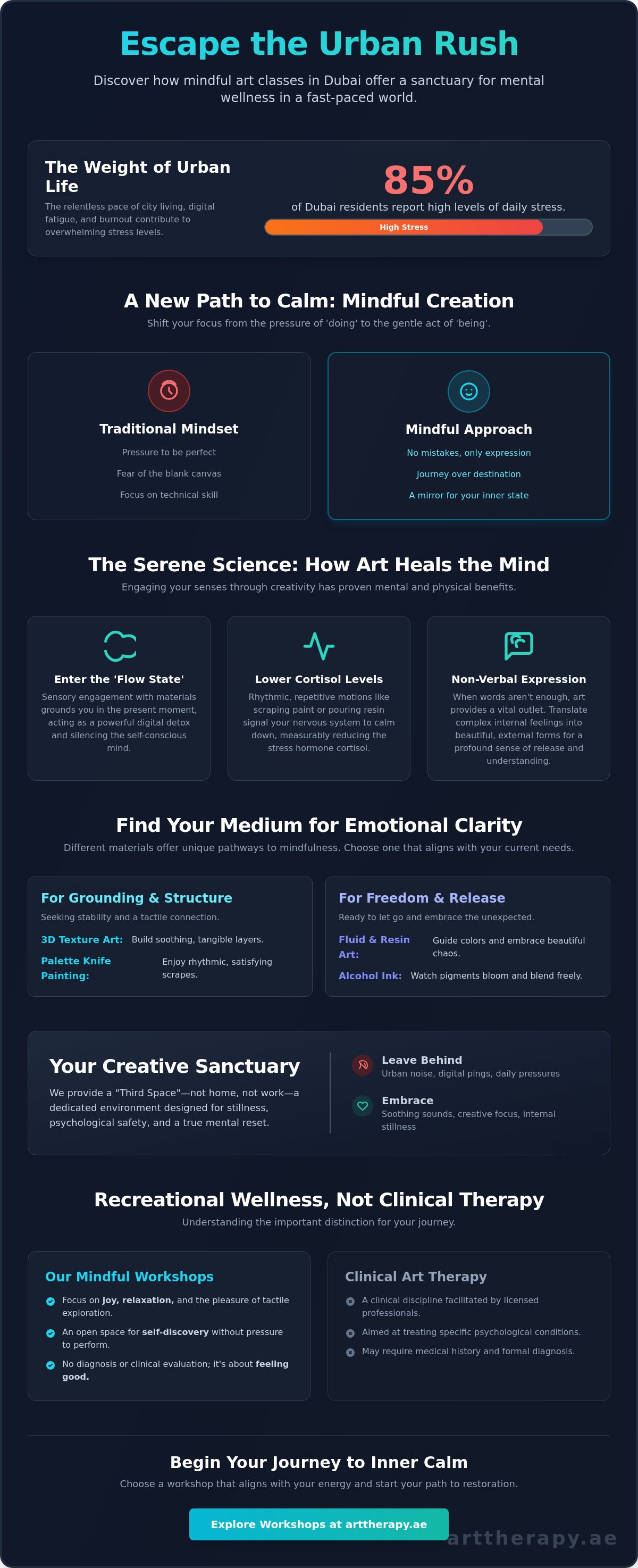 Mindful art classes dubai