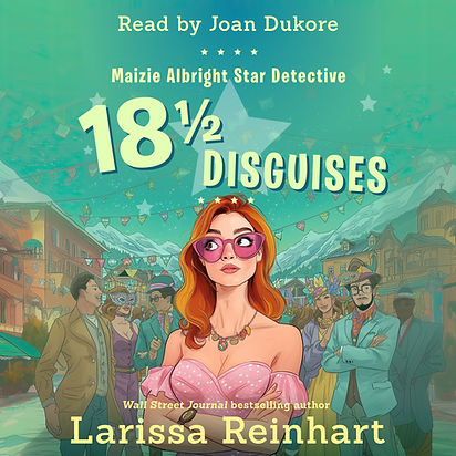 Audio Cover - 18 1/2 Disguises (Maizie Albright Star Detective 7)