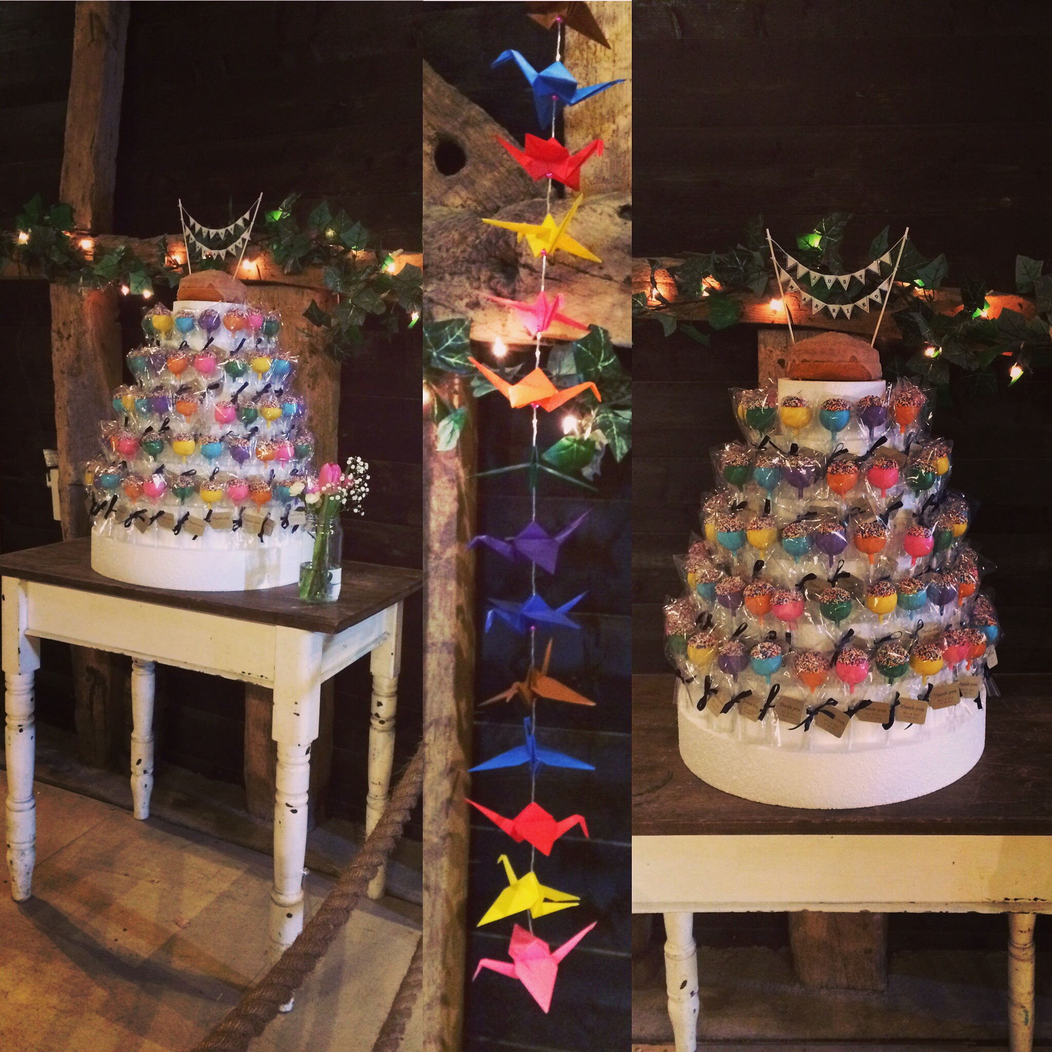 Rainbow pop display