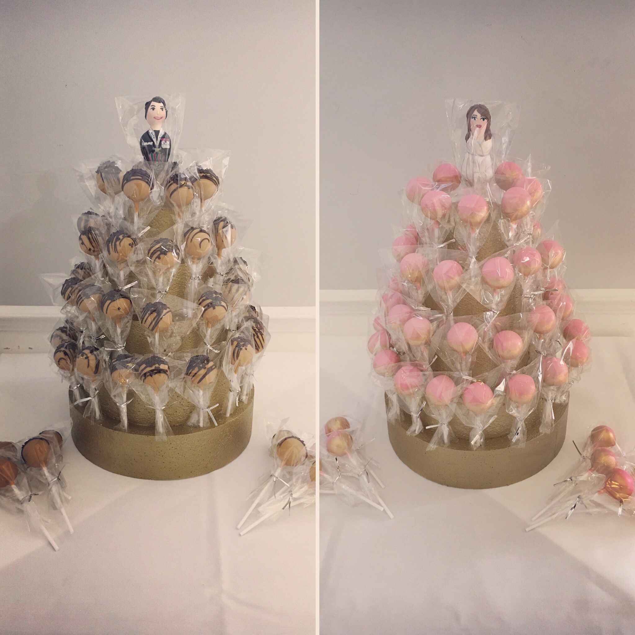 Bride and Groom Displays