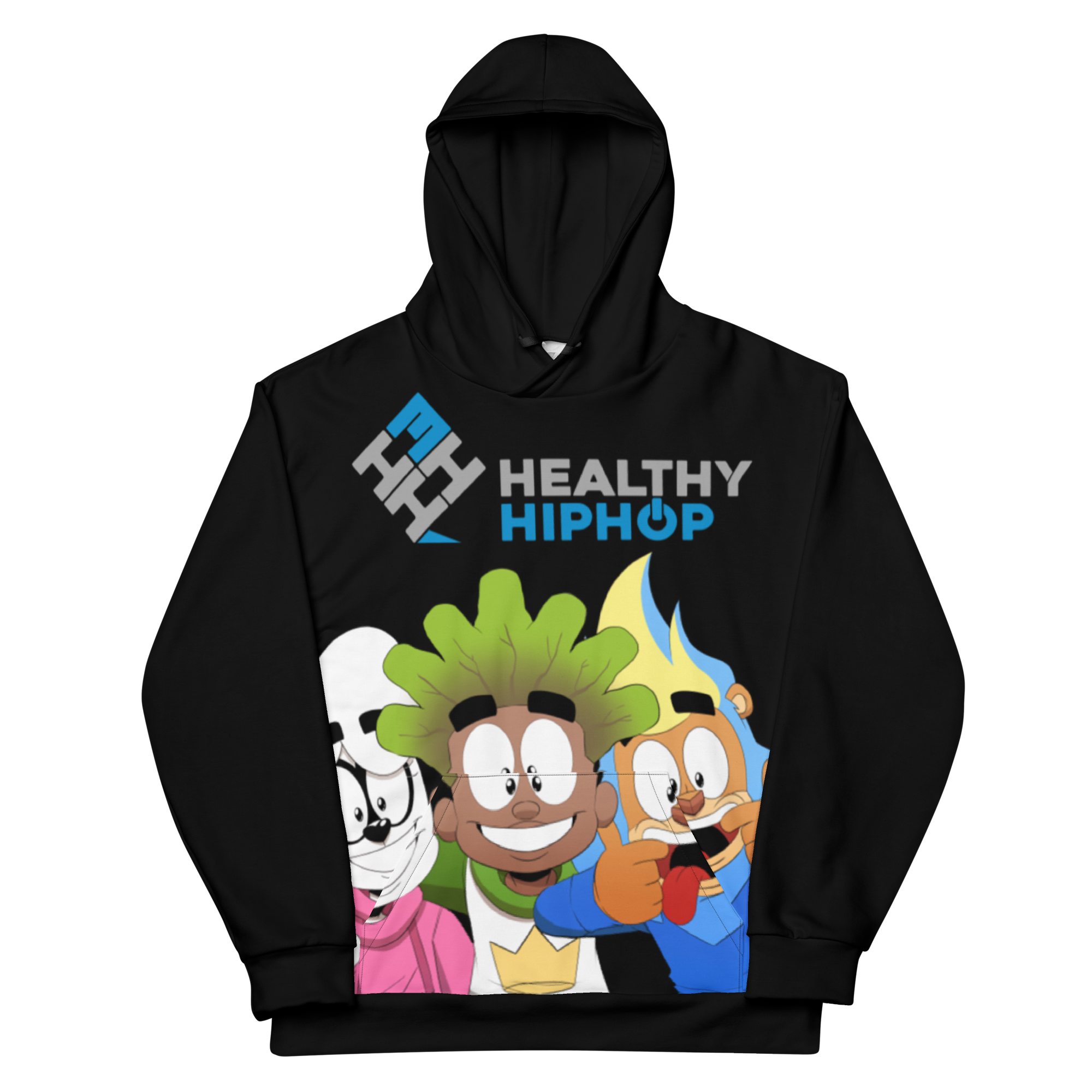 Healthy Hip Hop All- Over Print Unisex Hoodie