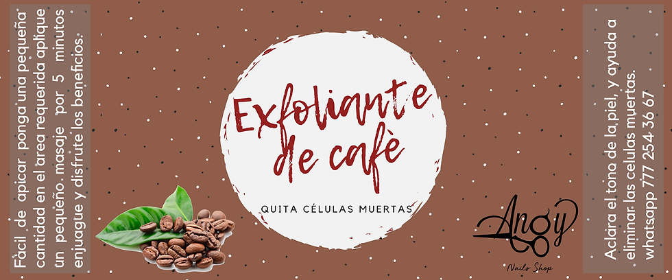 Miniatura: Exfoliante con base de café