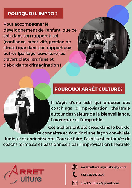 Pourquoi de l'impro pour vosados ?
