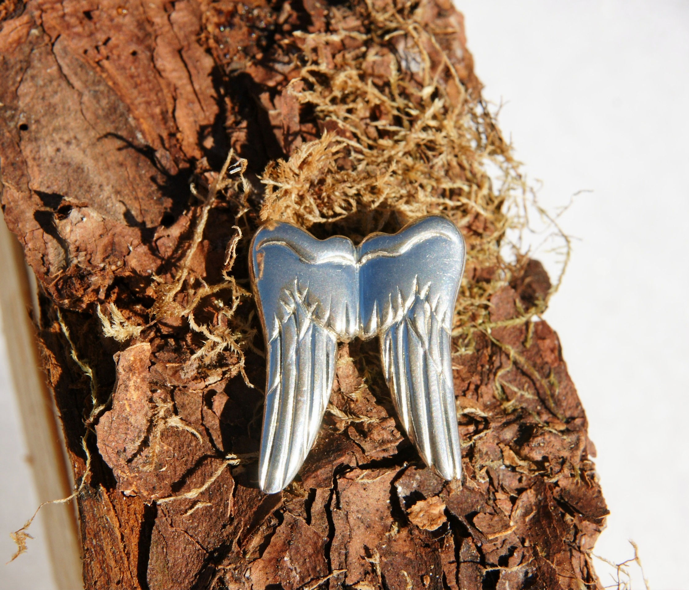 Anhänger Doppelter Flügel Silber 925