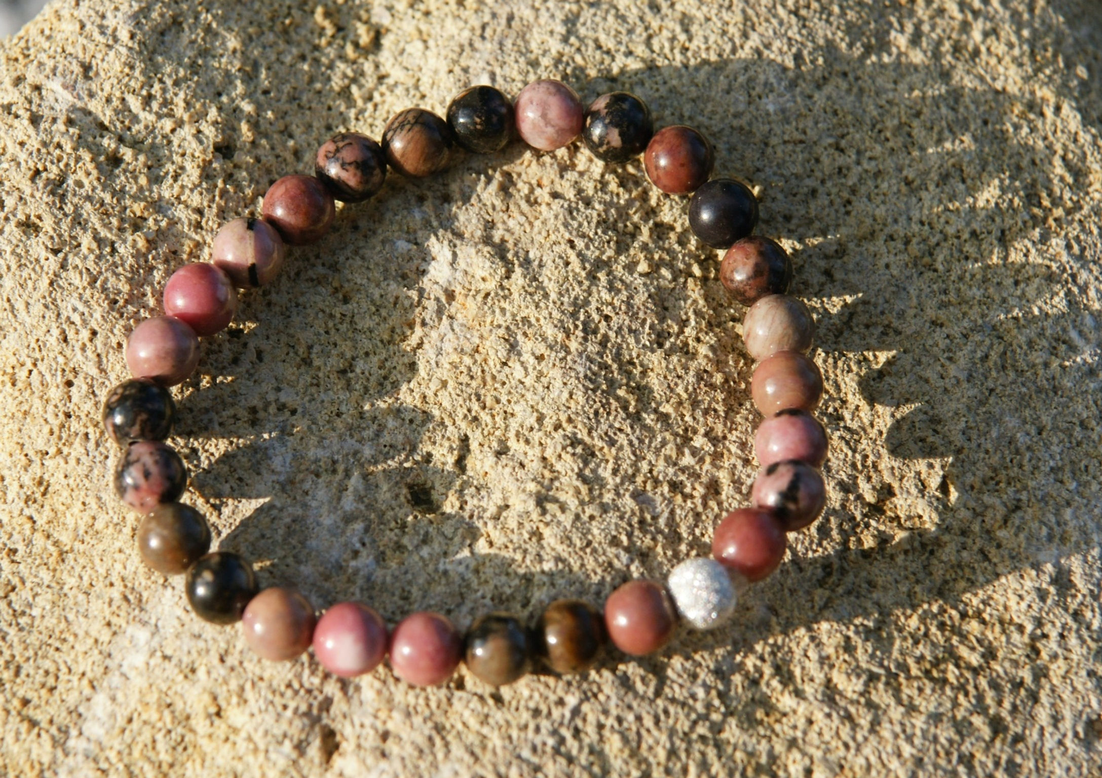 Armband Rhodonit Silber 925