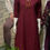 Thumbnail: Elegant Anvita Branded Kurti in  Maroon shade with intricate yellow thread