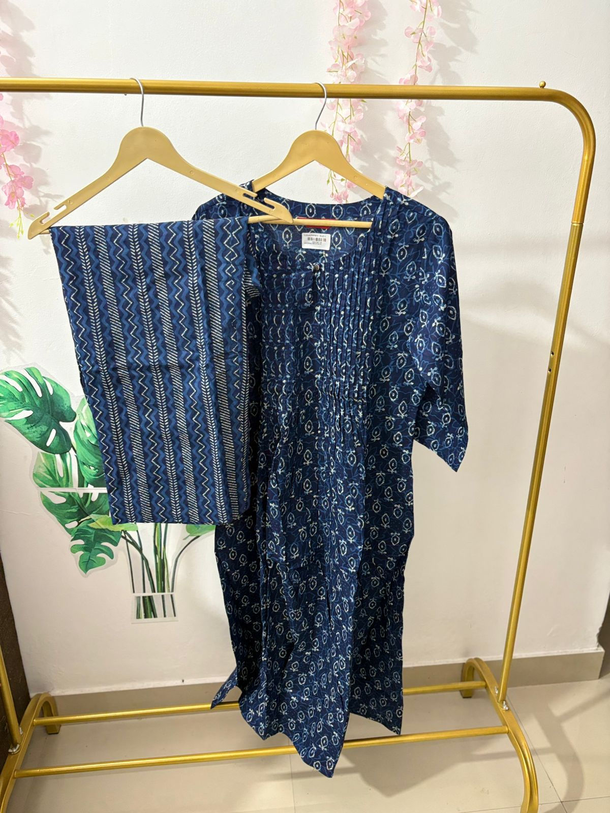 Anvita Branded Indigo Printed Kurti