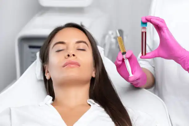 PRP facial.