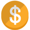 Símbolo del dólar 3D