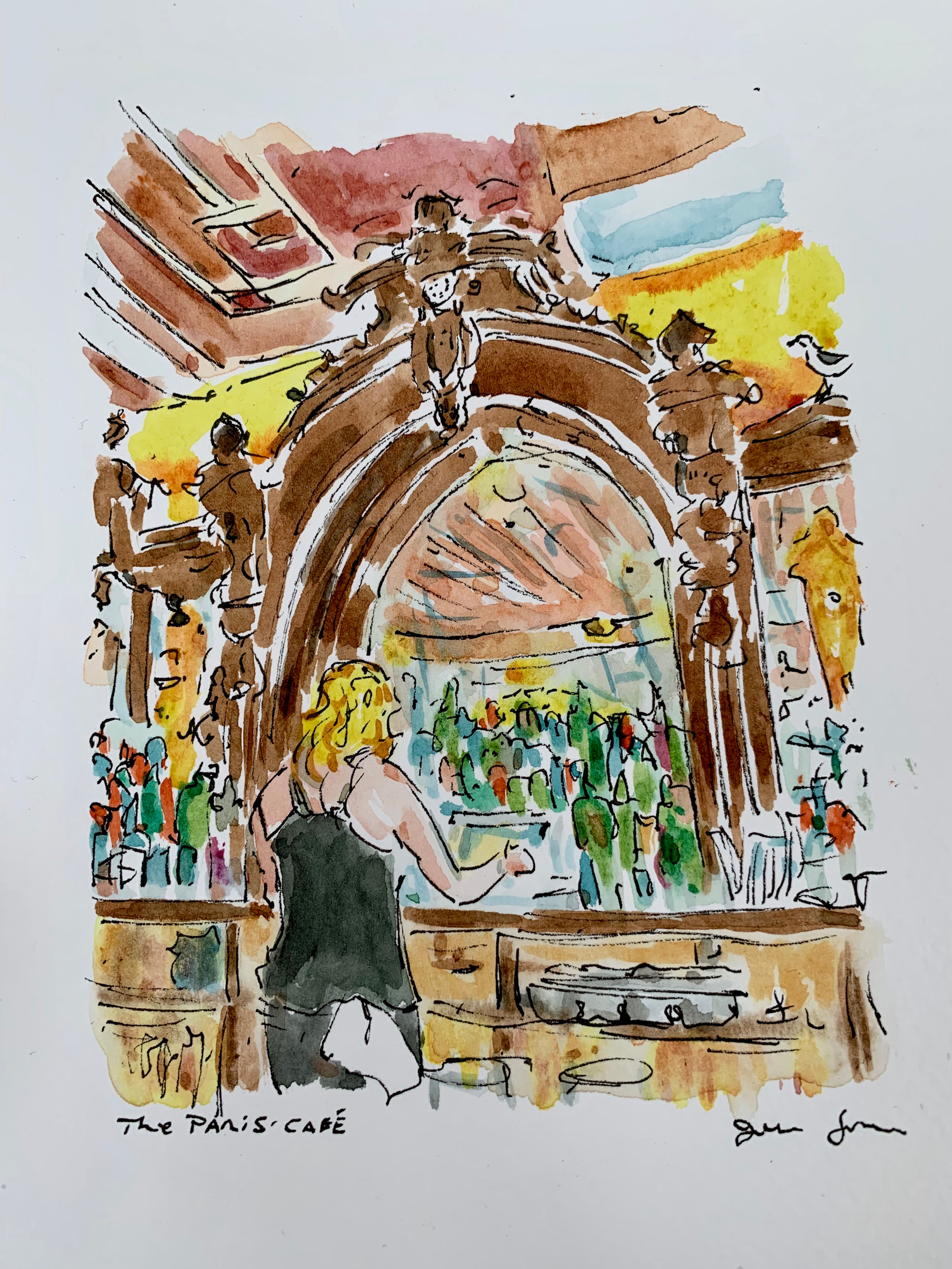 The Paris Cafe, Interior.