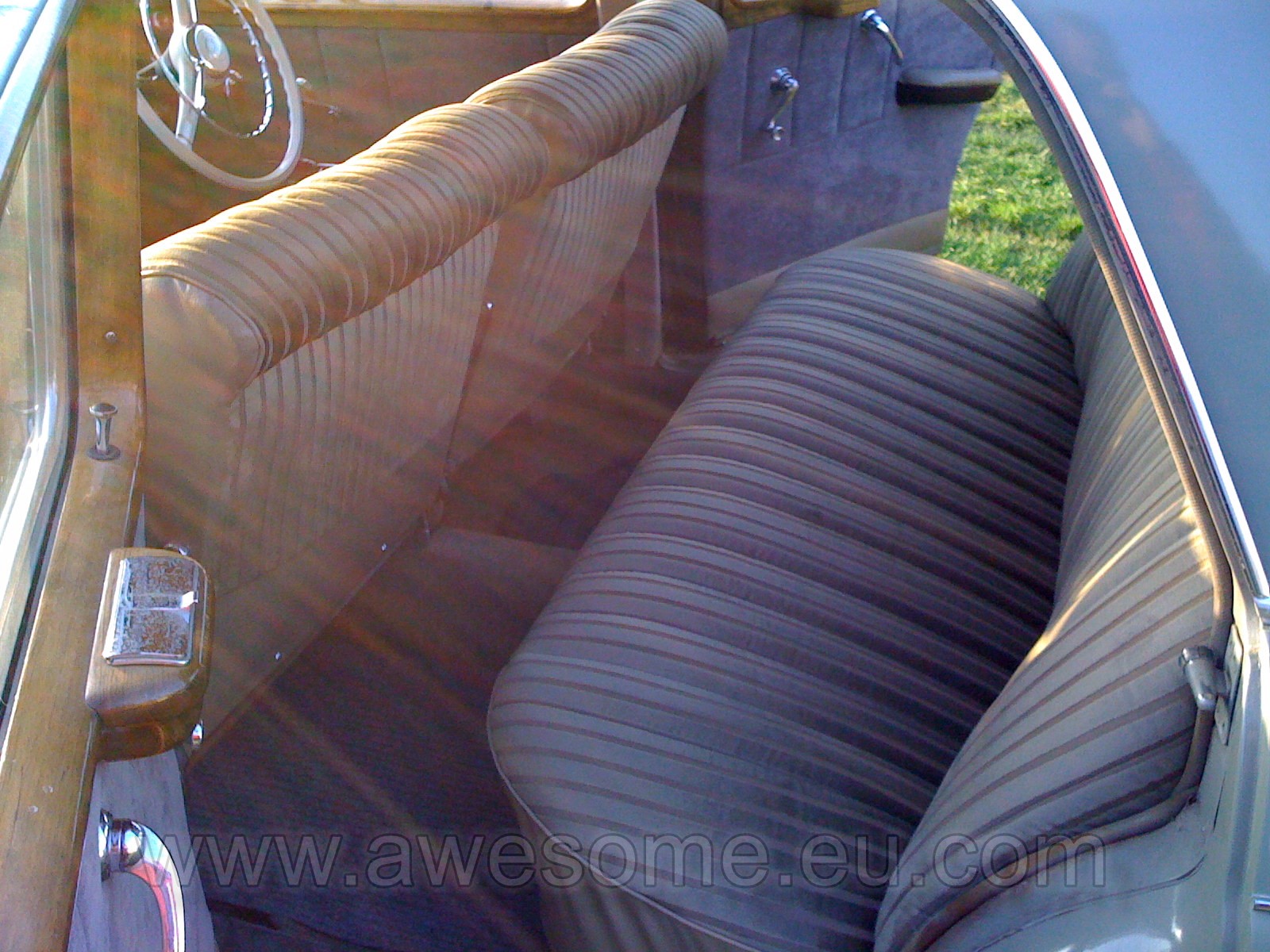 Re-upholstered 1955 Mercedes Benz