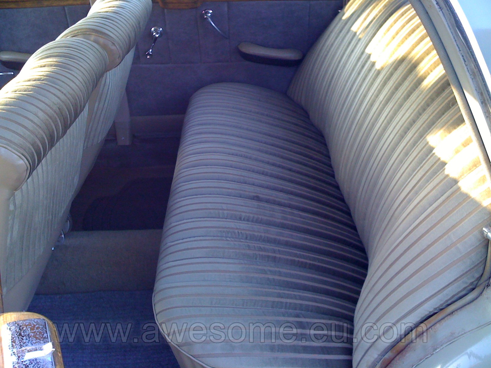 Re-upholstered 1955 Mercedes Benz